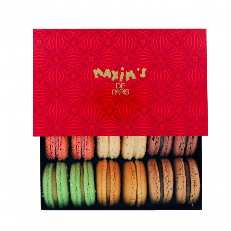 Macarons "Les Incontournables" - Giftbox of 12-Macarons-Maxim's shop