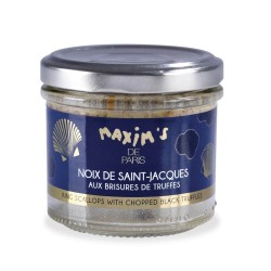 Speciality to spread : king scallops with chopped black truffles-Savoury-Maxim's shop