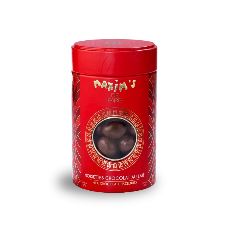 Metal tin - Milk chocolate hazelnut-Chocolates-Maxim's shop