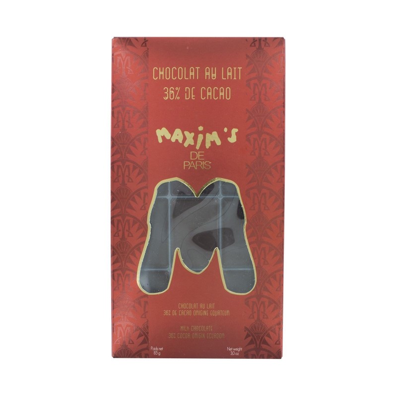 Tablette de chocolat au lait-Chocolats-Maxim's shop