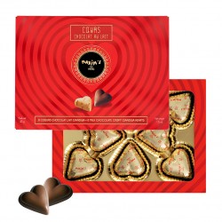 Cardbox 8 chocolate hearts