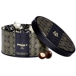 Mini oval tin hazelnuts - Dark chocolate-Chocolates-Maxim's shop