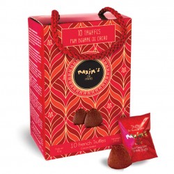 Gift cardbox 10 French truffles, pure cocoa butter-Chocolates-Maxim's shop