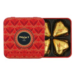 Gift-box 3 tins with 4 chocolate hearts-Home-Maxim's shop