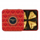 Gift-box 3 tins with 4 chocolate hearts