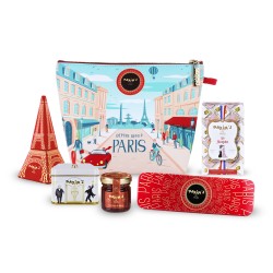 Zip pouch “Bonjour Paris”-Gift-Baskets-Maxim's shop