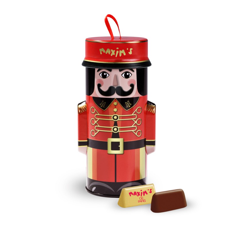 Maxim's Bellboy Christmas - Tin Box with Gianduja chocolates-Chocolates-Maxim's shop