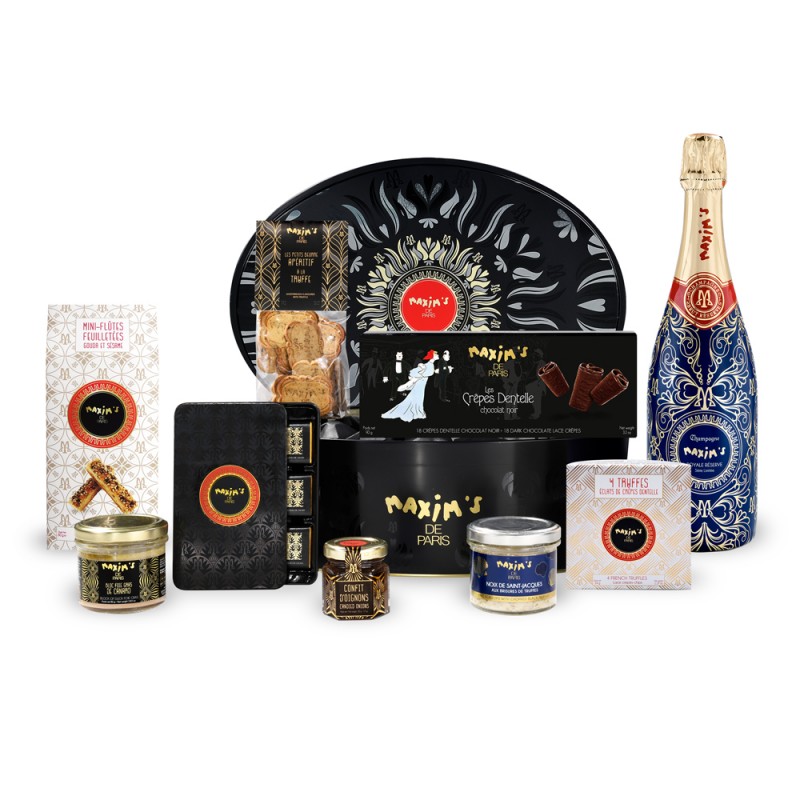 Gift-box "Champagne & Co"-Gift-Baskets-Maxim's shop
