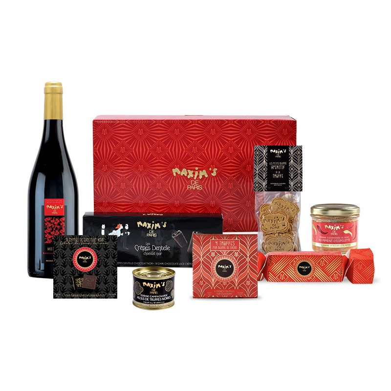 "Wine and delicacies" gift-box-Gift-Baskets-Maxim's shop