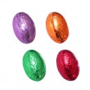 White metal egg - 12 chocolate eggs
