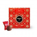 Mini ballotin 4 truffes chocolat pur beurre de cacao