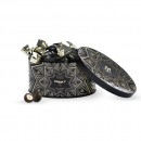 Bonbonnière métal | noisettes enrobées chocolat noir