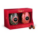 Etui 2 mini oeufs métal| Perles de céréales chocolat
