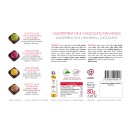 Cardbox of 8 Chocolates "Macarons"