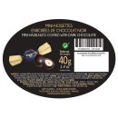 Mini oval tin hazelnuts - Dark chocolate