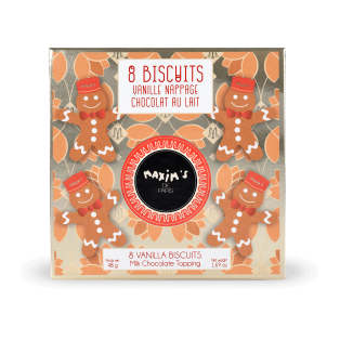 Mini Ballotin 8 biscuits Maxim's - Nouveauté collection Noël 2025