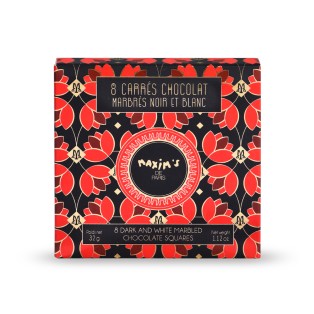 Etui 8 Carrés de chocolat marbrés