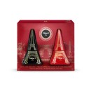 Gift-box 2 mini Eiffel Towers - Chocolate crispy cereal pearls