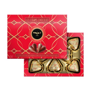 Etui 8 Coeurs Chocolat