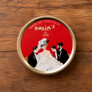 Round tin - Milk chocolate pearls