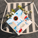 Square Tin of 50 chocolate squares "Bonjour Paris"
