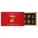 Cardbox of 8 candied chestnuts vacuum packed