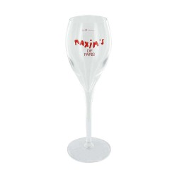 Maxim’s engraved Champagne flute