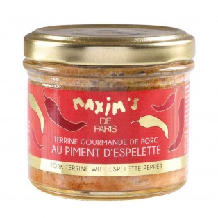 Pork terrine with Espelette pepper - Jar 90 g