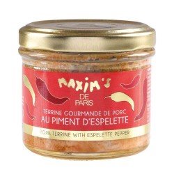 Terrine gourmande au piment d’Espelette - 90g-Epicerie salée-Maxim's shop