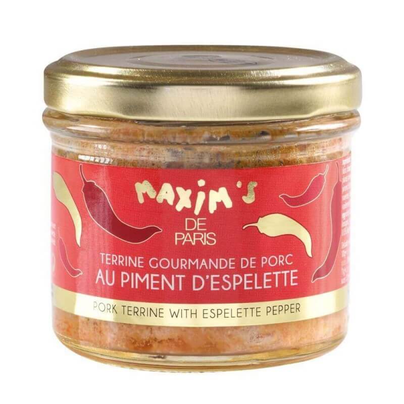 Terrine gourmande au piment d’Espelette - 90g-Epicerie salée-Maxim's shop