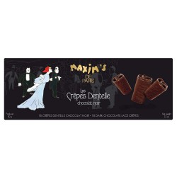 Cardbox 18 lace crêpes - Dark chocolate