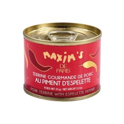 Pork terrine with Espelette pepper - Tin 65 g