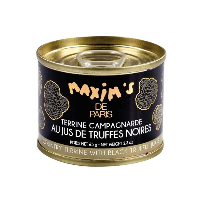 Terrine campagnarde au jus de truffes - 65g-Epicerie salée-Maxim's shop
