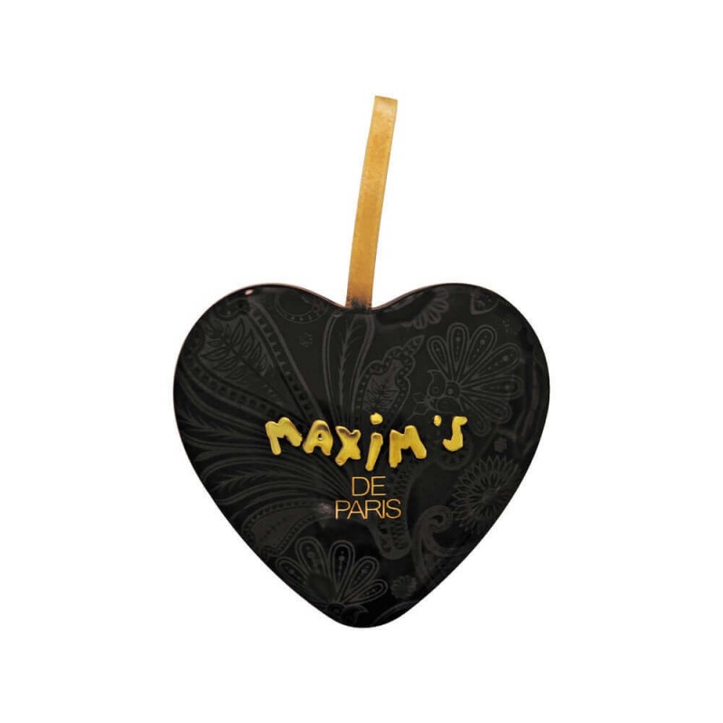 Mini coeur noir - Dragées chocolat noir et lait-Chocolats-Maxim's shop