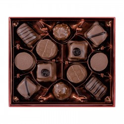 Assortiment exclusif - 12 chocolats au lait-Chocolats-Maxim's shop