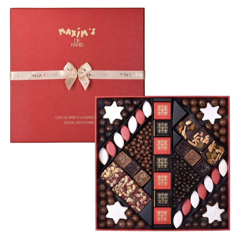 Premium Red Gift Box Assorted Confectionery-Gift-Baskets-Maxim's shop