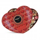 Large Red Heart Tin - Assorted dark & milk chocolates with nougat