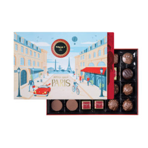 Boîte assortiment 22 Chocolats - Fourreau inédit Paris