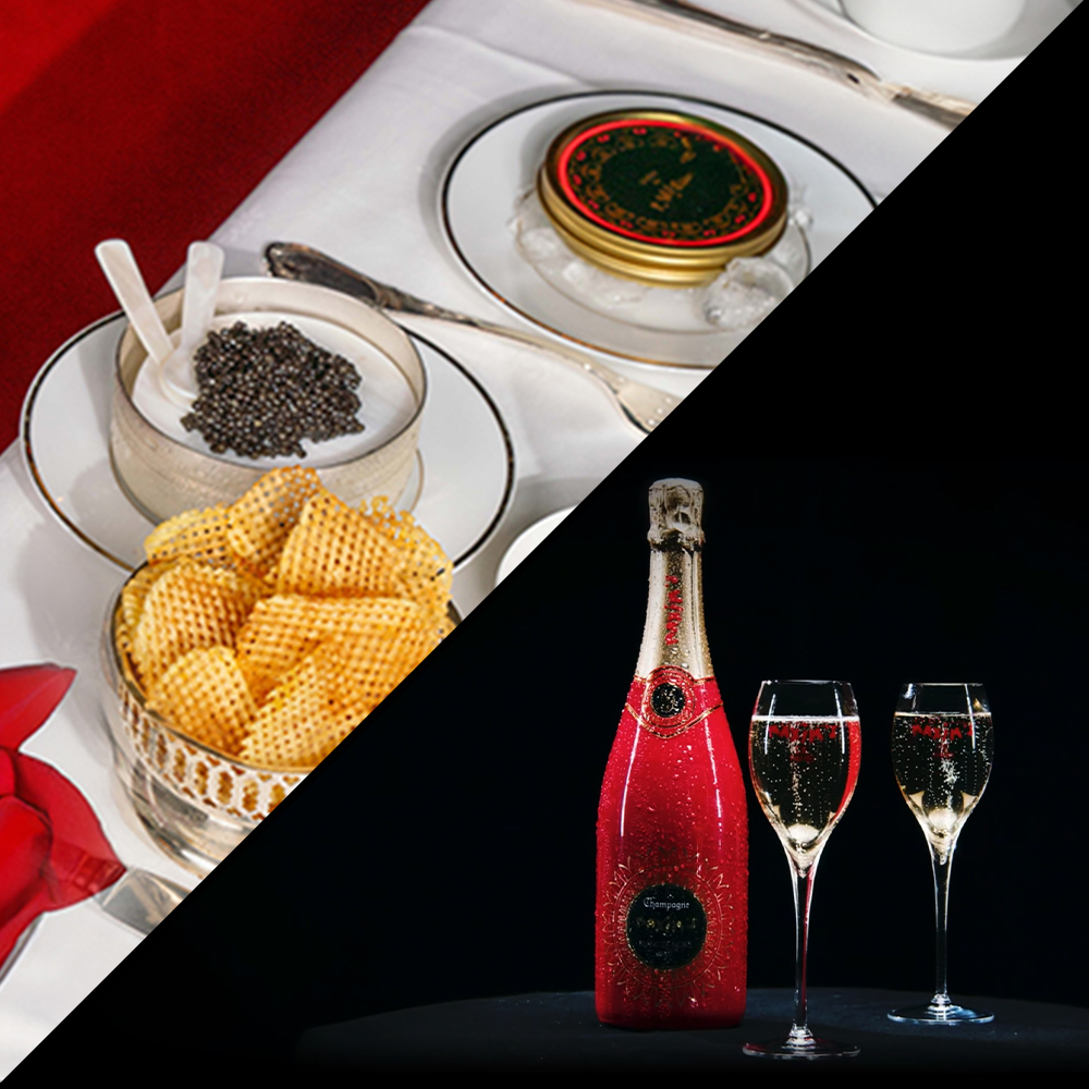 Caviar et champagne