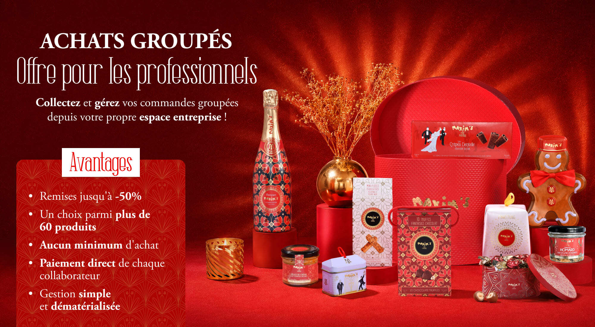 Offre achats groupés pour professionnels