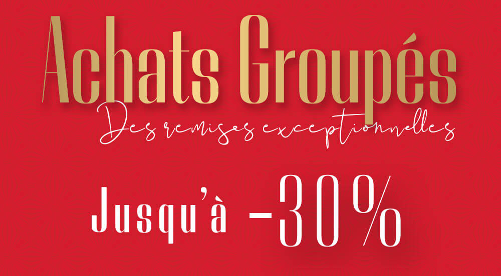 Bandeau Achats groupés resp - Achats groupés - Maxim's shop