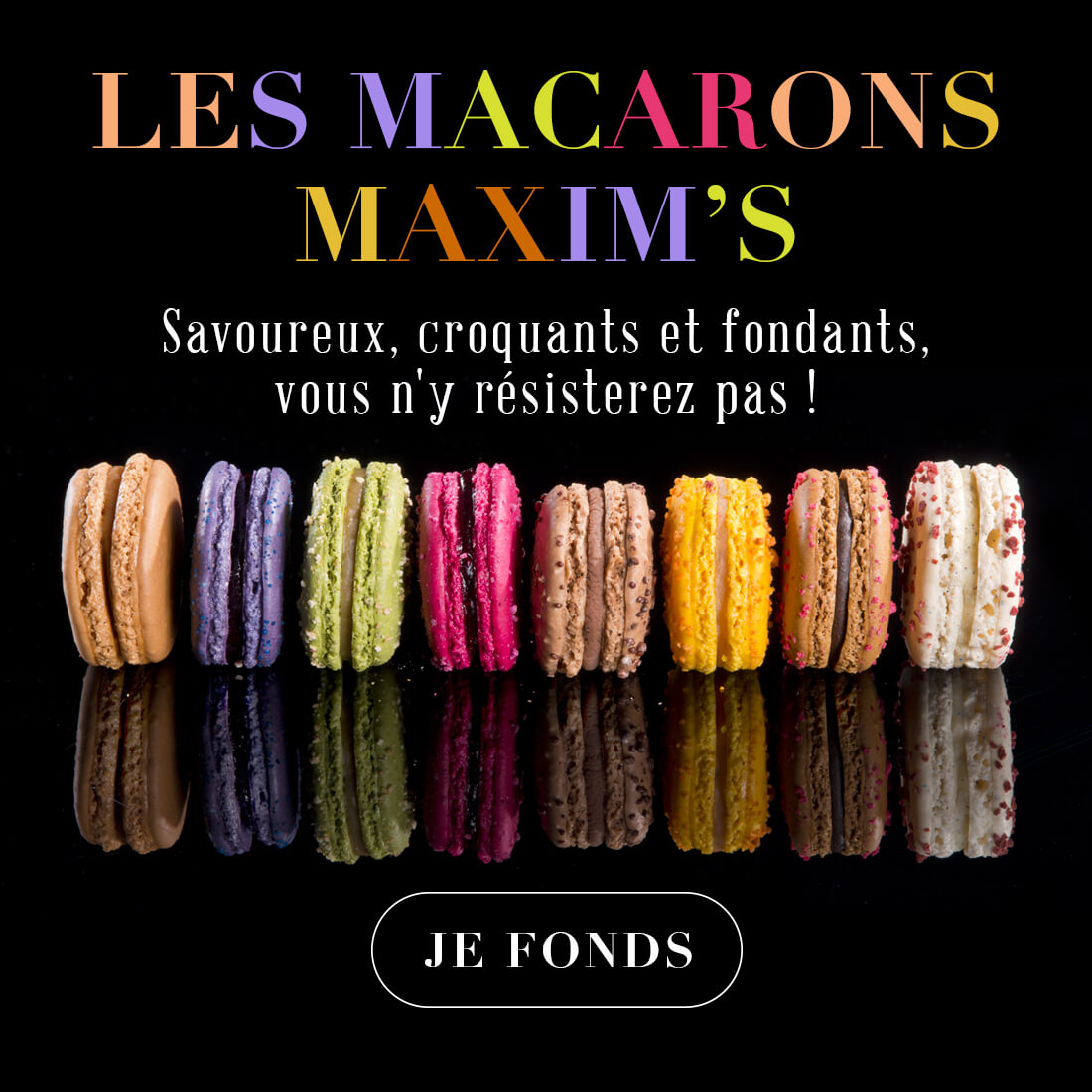 Slider Macarons - Accueil - Maxim's Shop